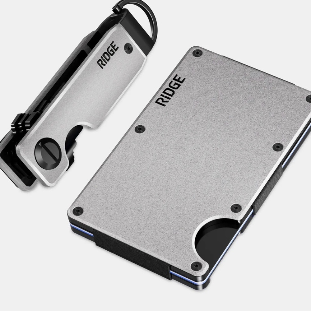 2.0 RIDGE WALLET | GT SILVER KIT | WALLET & KEYCASE| | GT  (MSRP $248)
